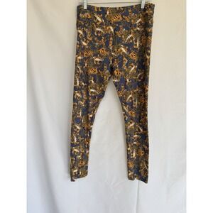 LuLaRoe Tall & Curvy Gray Winnie The Pooh Tiger Leggings